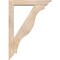 Ekena Millwork Funston Traditional Smooth Bracket w/ Offset Brace, Douglas Fir, 5 1/2"W x 30"D x 42"H BKT0604X30X42FST01SDF - alternate 2